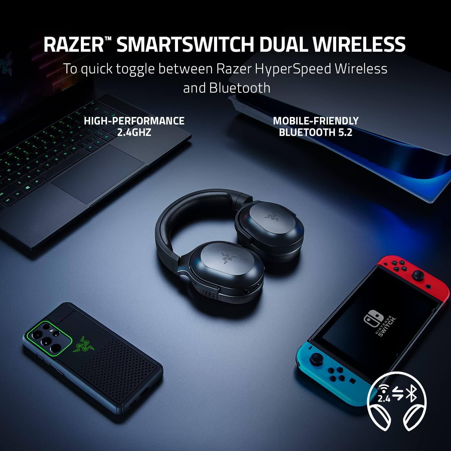 هدست گیمینگ ریزر RAZER BARRACUDA X