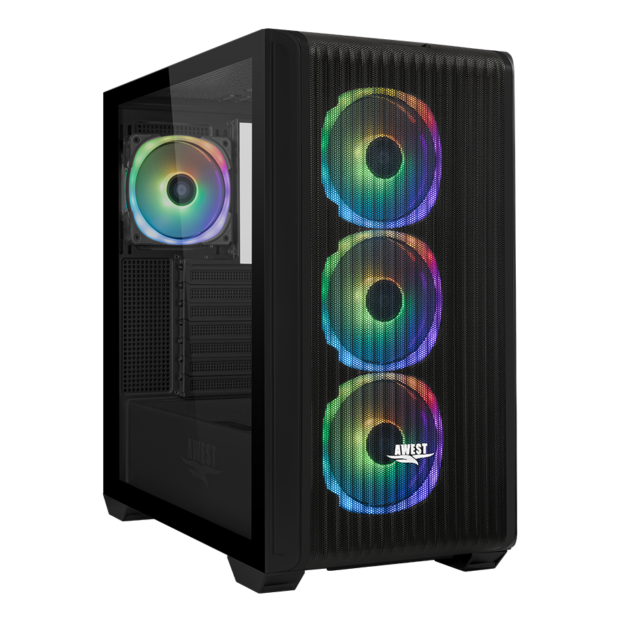 کیس گیمینگ اوست مدل AWEST GT-AV302-MB