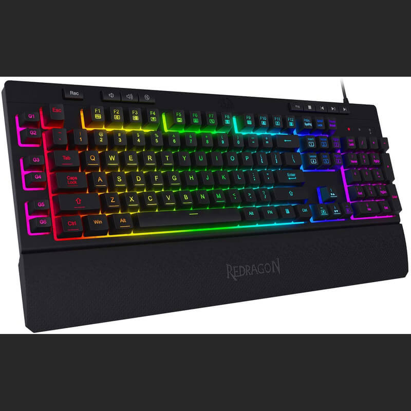 کیبورد گیمینگ ردراگون مدل REDRAGON SHIVA K512 BLACK