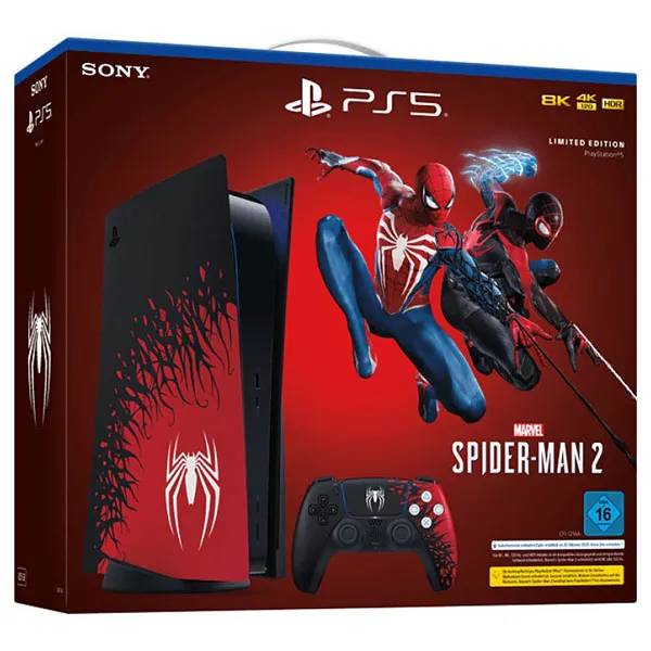 پلی استیشن 5 استاندارد کاستوم اسپایدرمن (825 گیگابایت) PLAY STATION PS5 825GB  SPIDER-MAN EDITION
