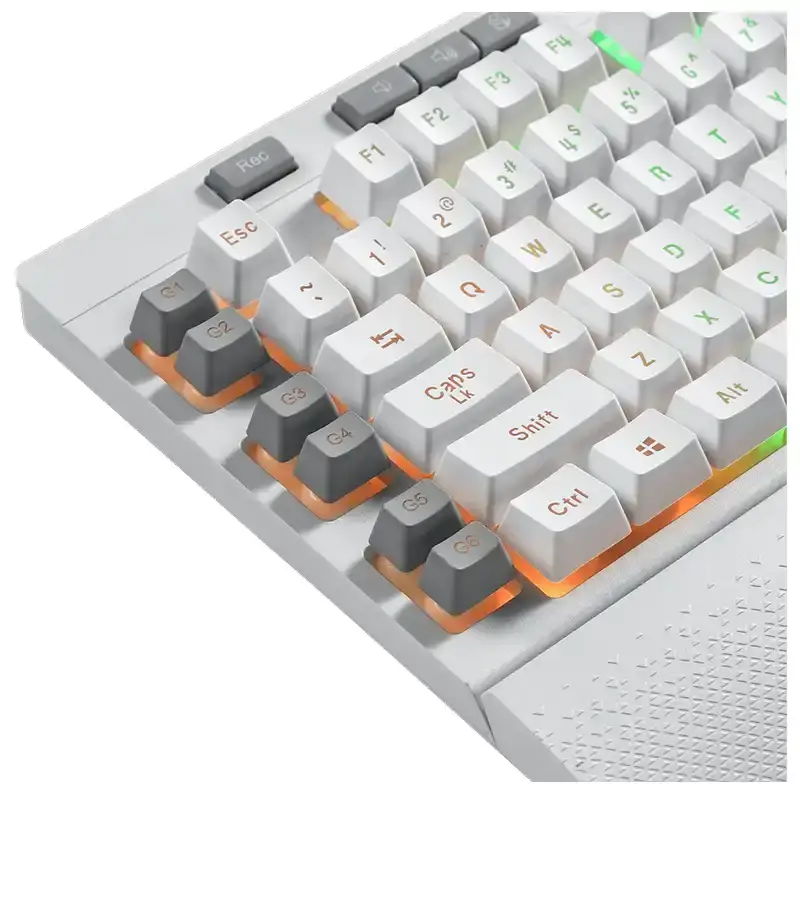 کیبورد گیمینگ ردراگون مدل REDRAGON SHIVA K512 WHITE