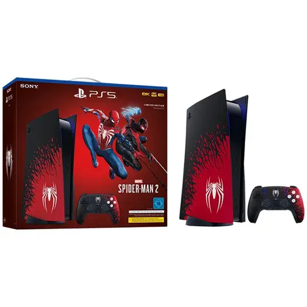 پلی استیشن 5 استاندارد کاستوم اسپایدرمن (825 گیگابایت) PLAY STATION PS5 825GB  SPIDER-MAN EDITION