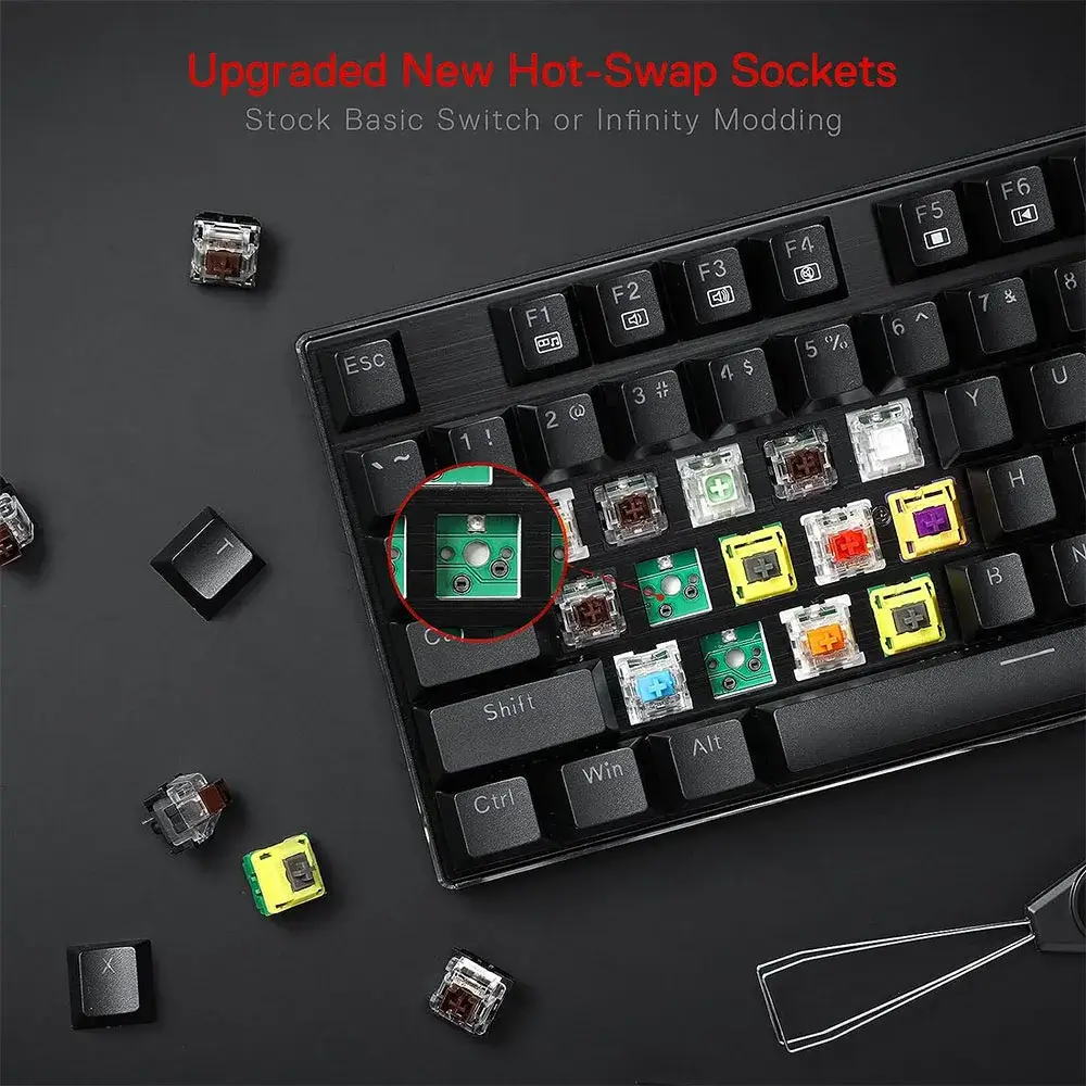 کیبورد ردراگون مکانیکال و گیمینگ مدل REDRAGON DEVARAJAS K556