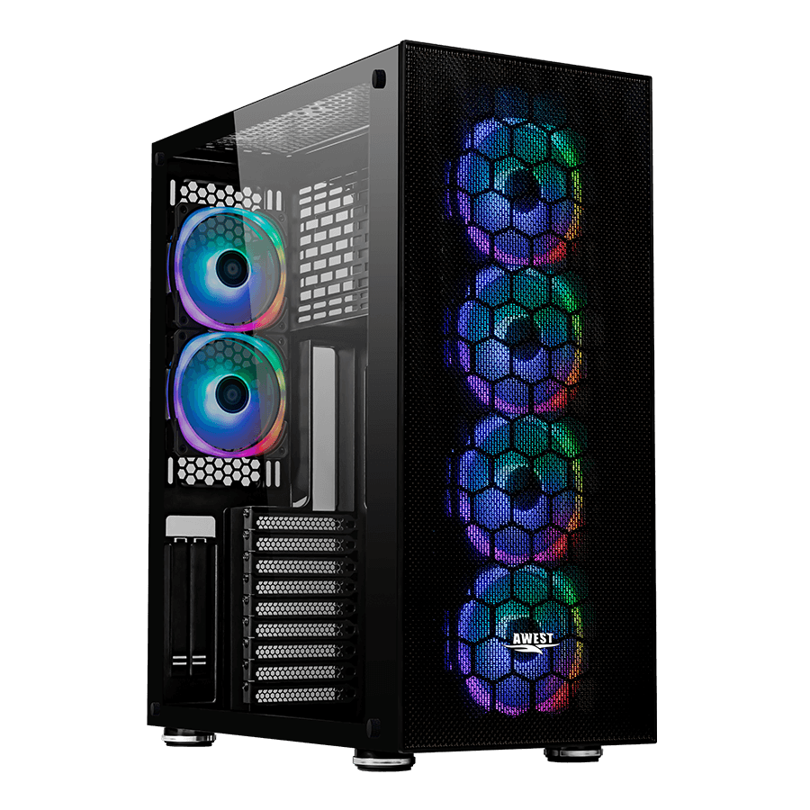 کیس گیمینگ اوست مدل AWEST GT-AV402-FB