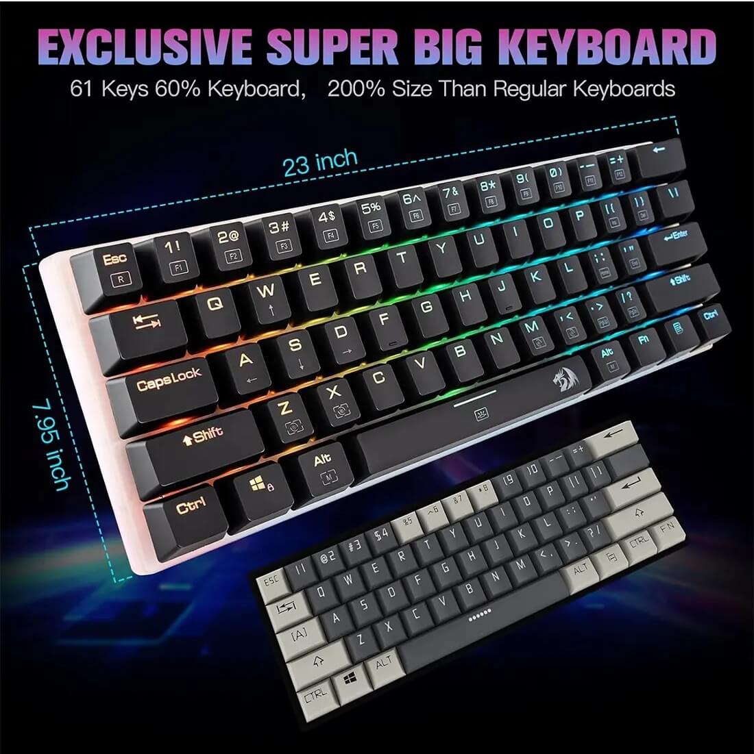 کیبورد گیمینگ ردراگون K605 ALIEN