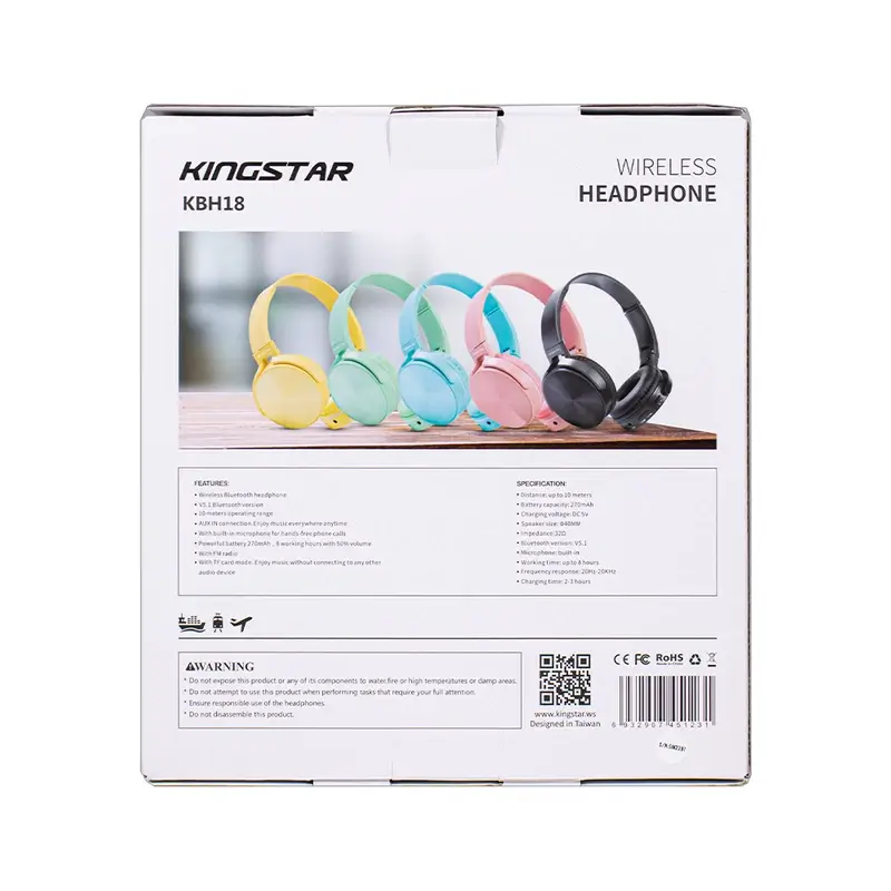 هدفون بلوتوثی کینگ استار KINGSTAR KBH18