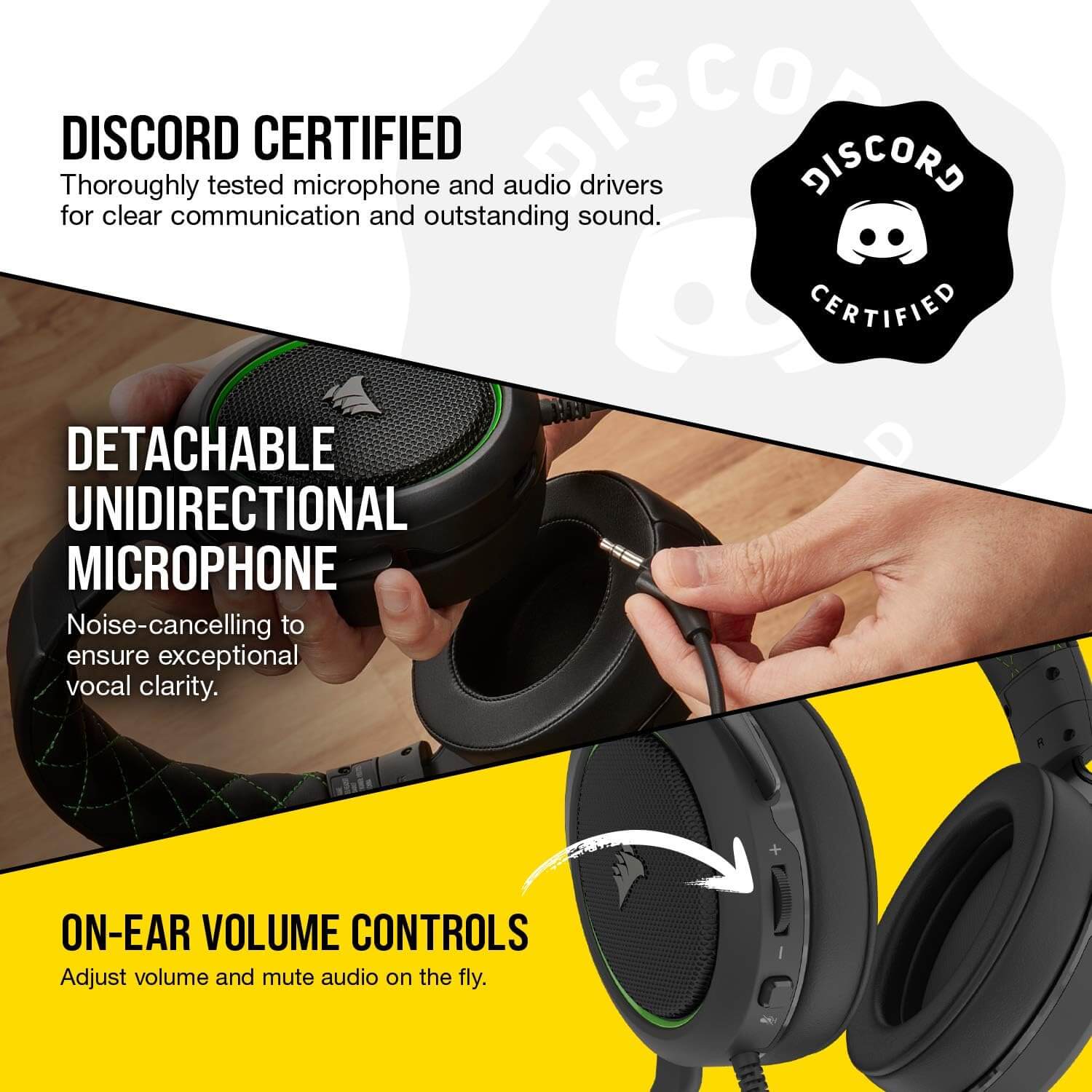 هدست گیمینگ کورسیر CORSAIR HS50 PRO STEREO