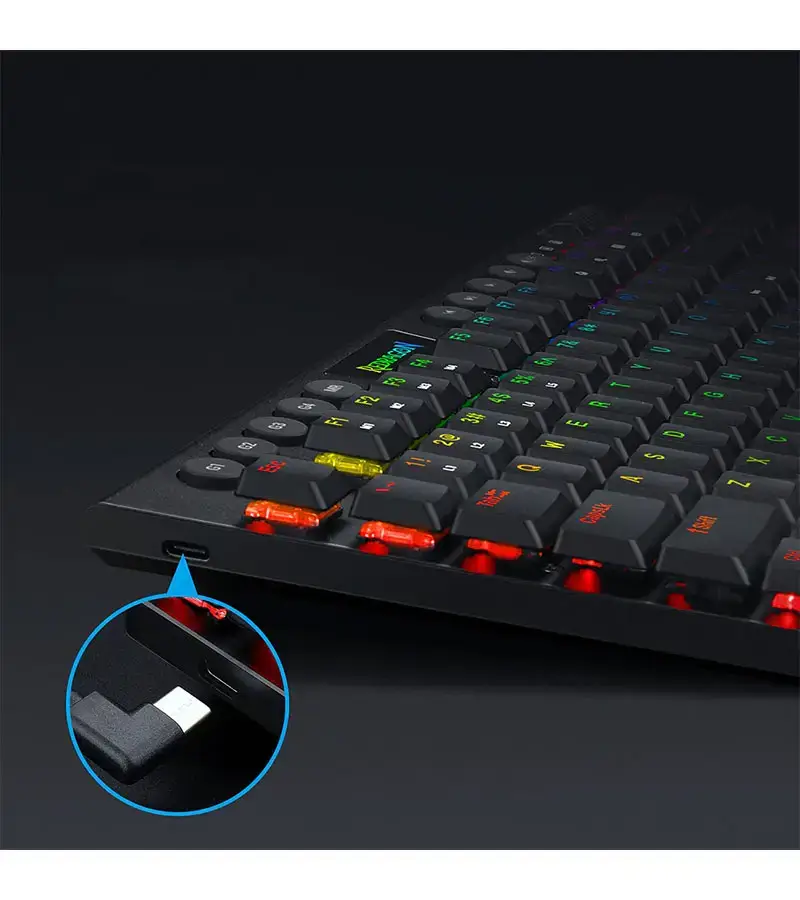 کیبورد مکانیکال گیمینگ ردراگون مدل REDRAGON YI K625-KB WIRED