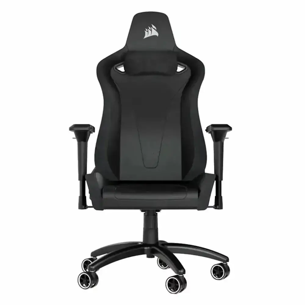صندلی ارگونومیک و گیمینگ کورسیر مدل CORSAIR TC200 PLUSH LEATHERETTE - BLACK