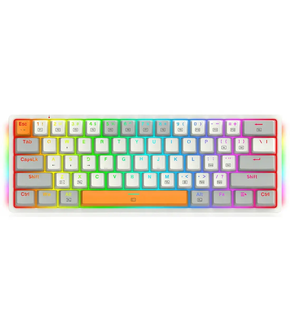 کیبورد مکانیکال ردراگون REDRAGON AKALI K642 WGO