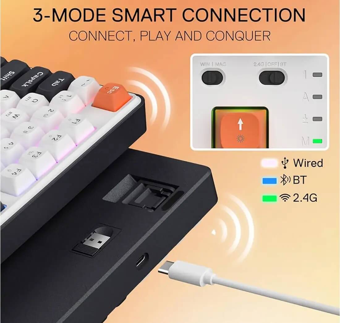 کیبورد گیمینگ ردراگون K689 WYVERN PRO