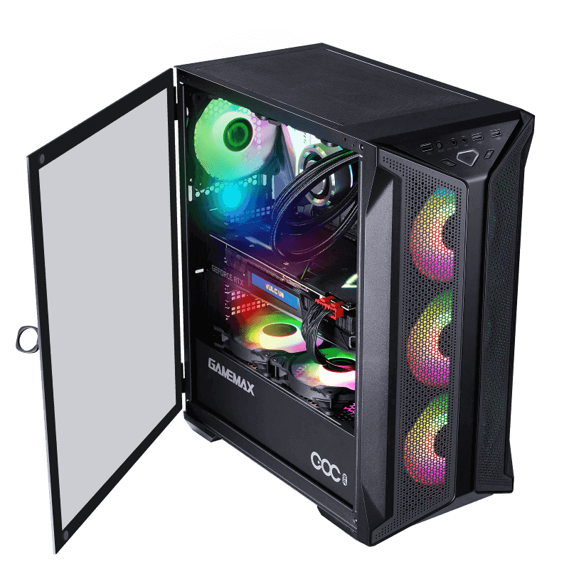 کیس گیمینگ گیم مکس مدل GAMEMAX BRUFEN C1 COC