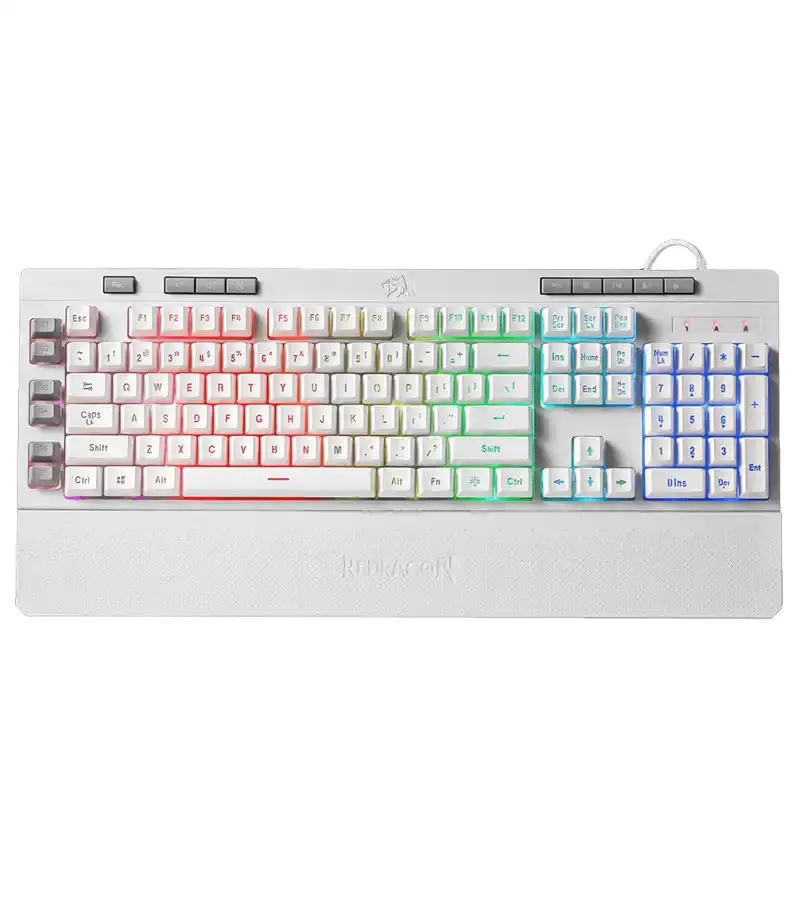 کیبورد گیمینگ ردراگون مدل REDRAGON SHIVA K512 WHITE